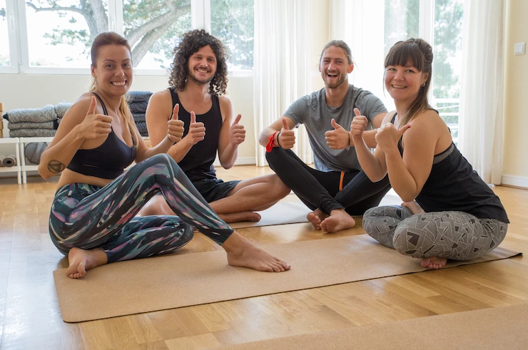 group yoga